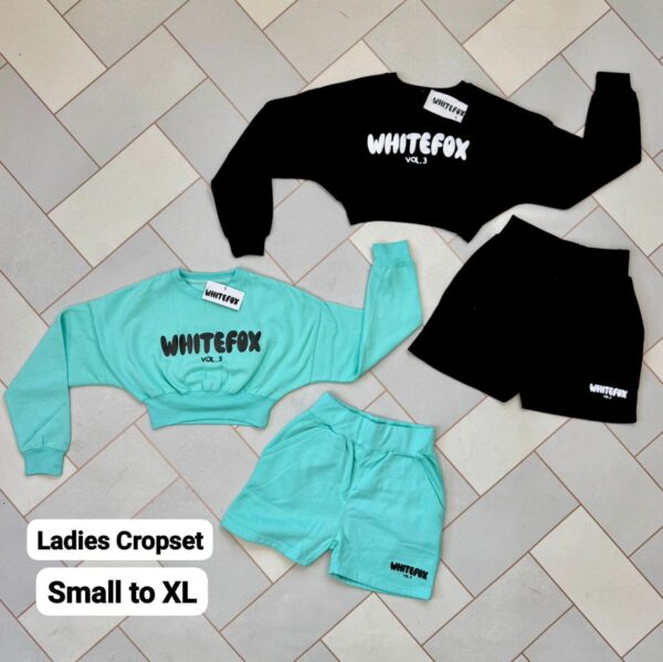Ladies Crop Shortset - Image 7