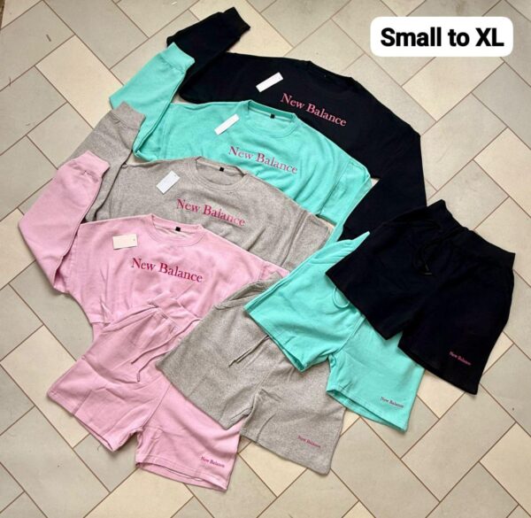 Ladies Crop Shortset
